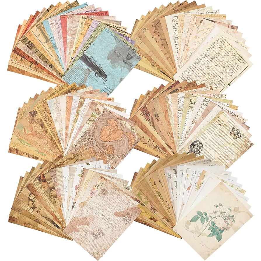 ジャンクジャーナル　junk journal雑記帳　エフェメラセット 6da14d7bc05d331ce3b2f1c5c2e658